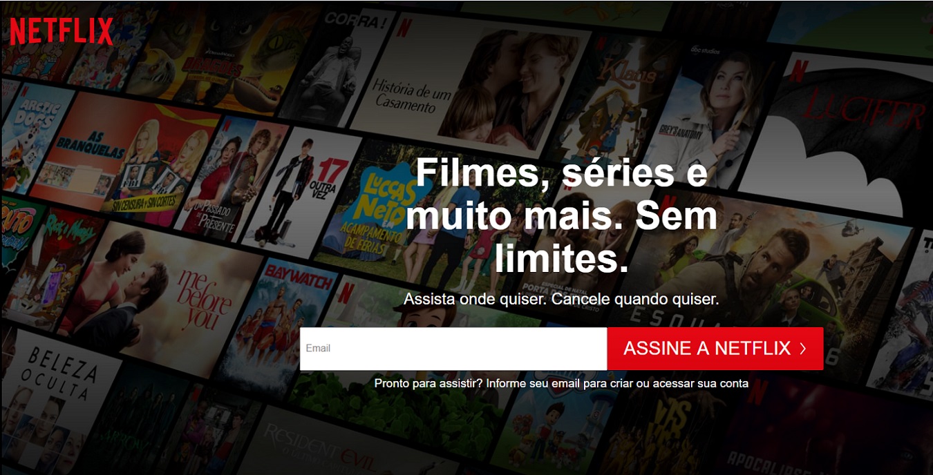 A Netflix é um serviço de transmissão online que oferece uma ampla variedade de séries, filmes e documentários premiados em milhares de aparelhos conectados à internet