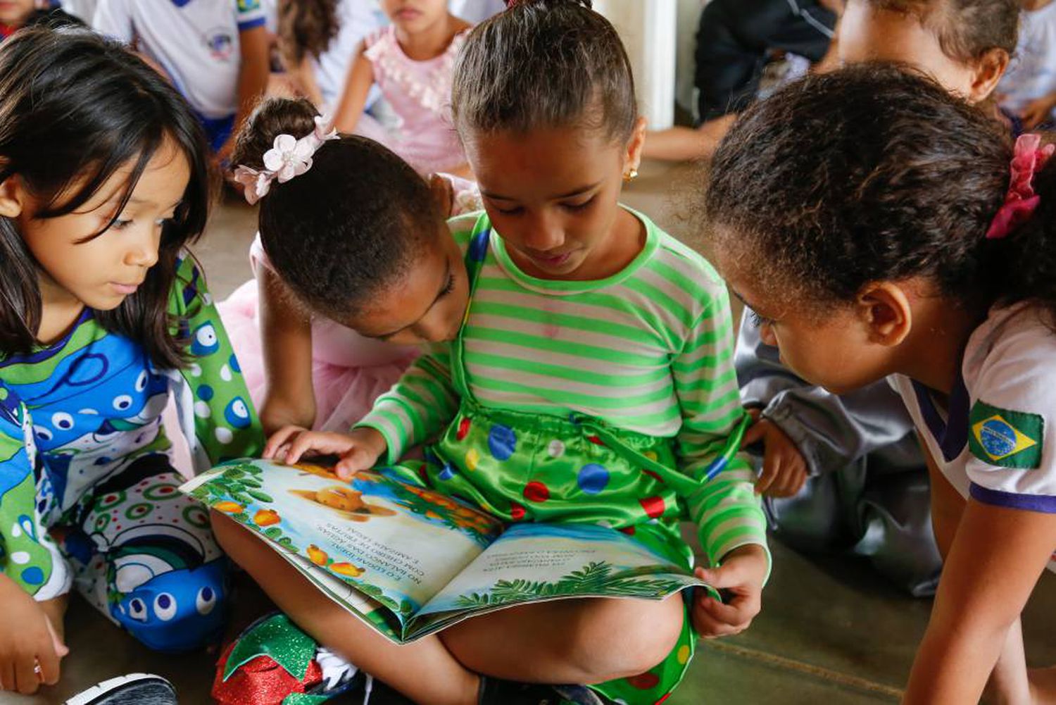 Crianças em escola pública de Oeiras, PI
