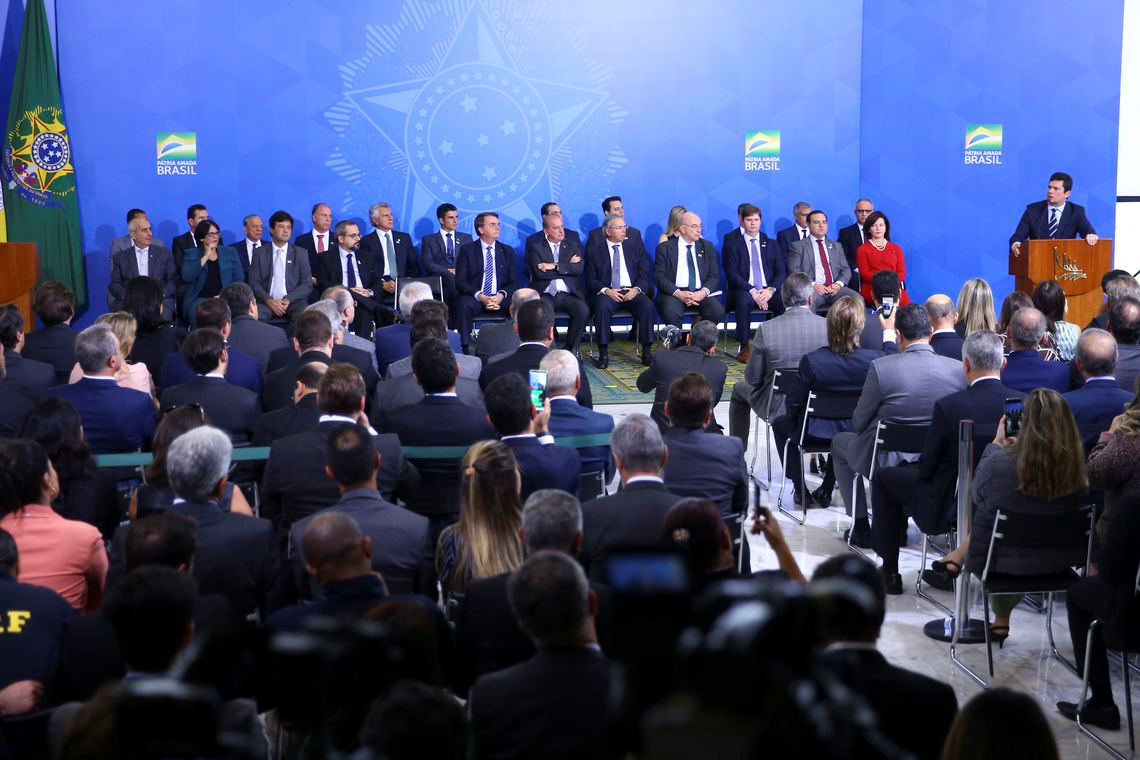 Lançamento do Projeto Piloto de Segurança Pública coma presença do presidente Bolsonaro