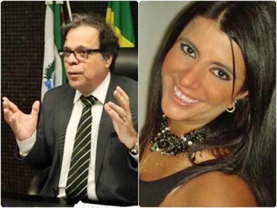 Tutmés Airan de Albuquerque e a Jornalista Adriana Mangabeira
