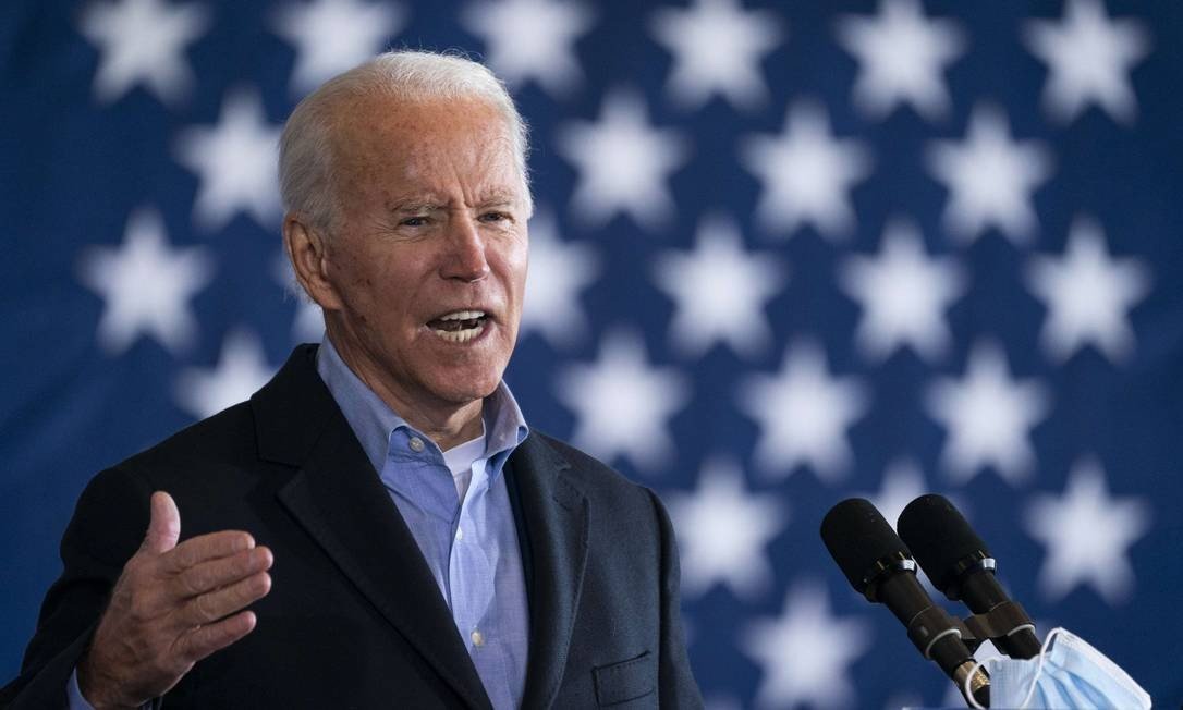 Candidato à Presidência dos EUA, o ex-vice-presidente Joe Biden