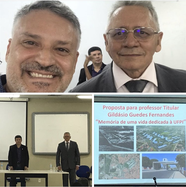 Gildásio Guedes Fernandes apresenta memorial à banca de Professor Titular da UFPI