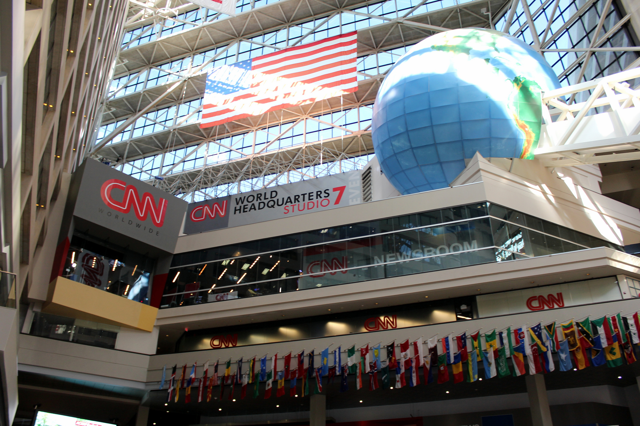 Sede da CNN em Atlanta, Estados Unidos