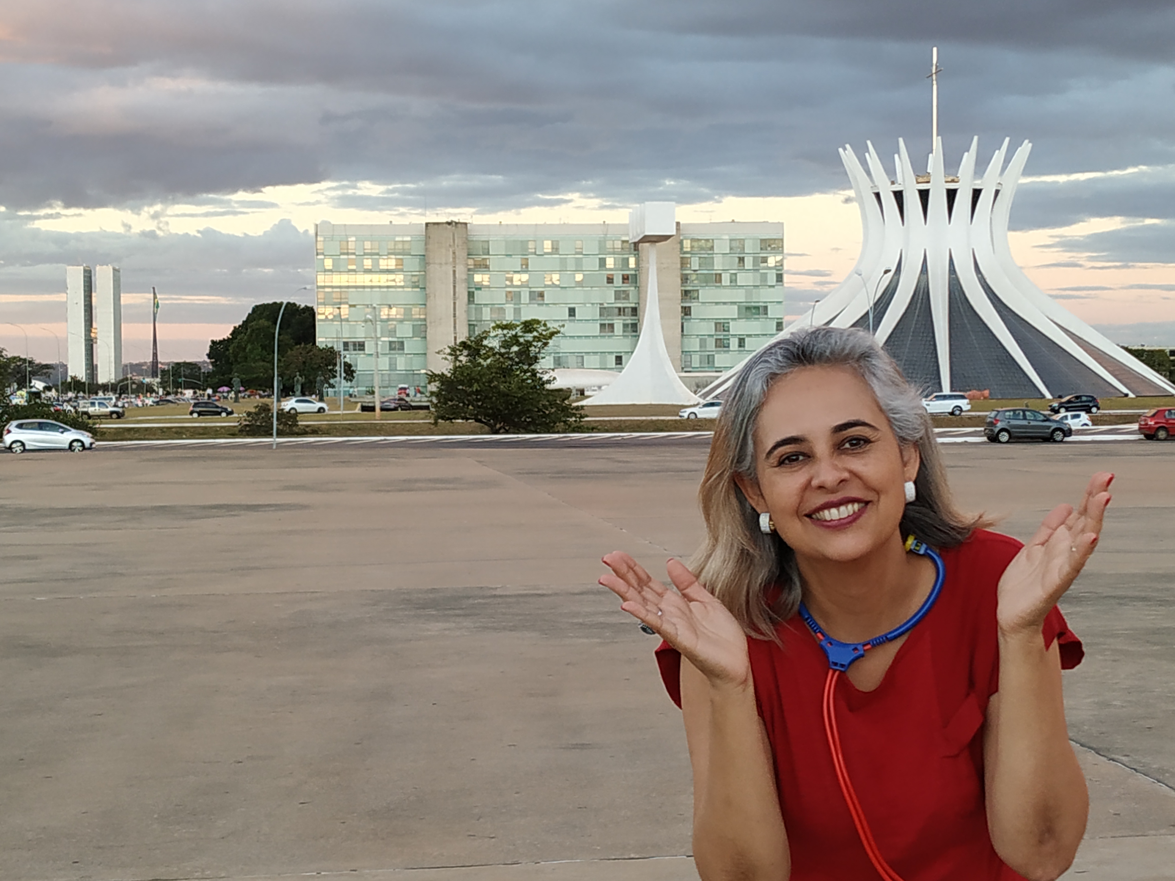 Brasília num dia ensolarado