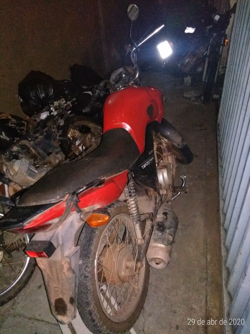 Materiais apreendidos