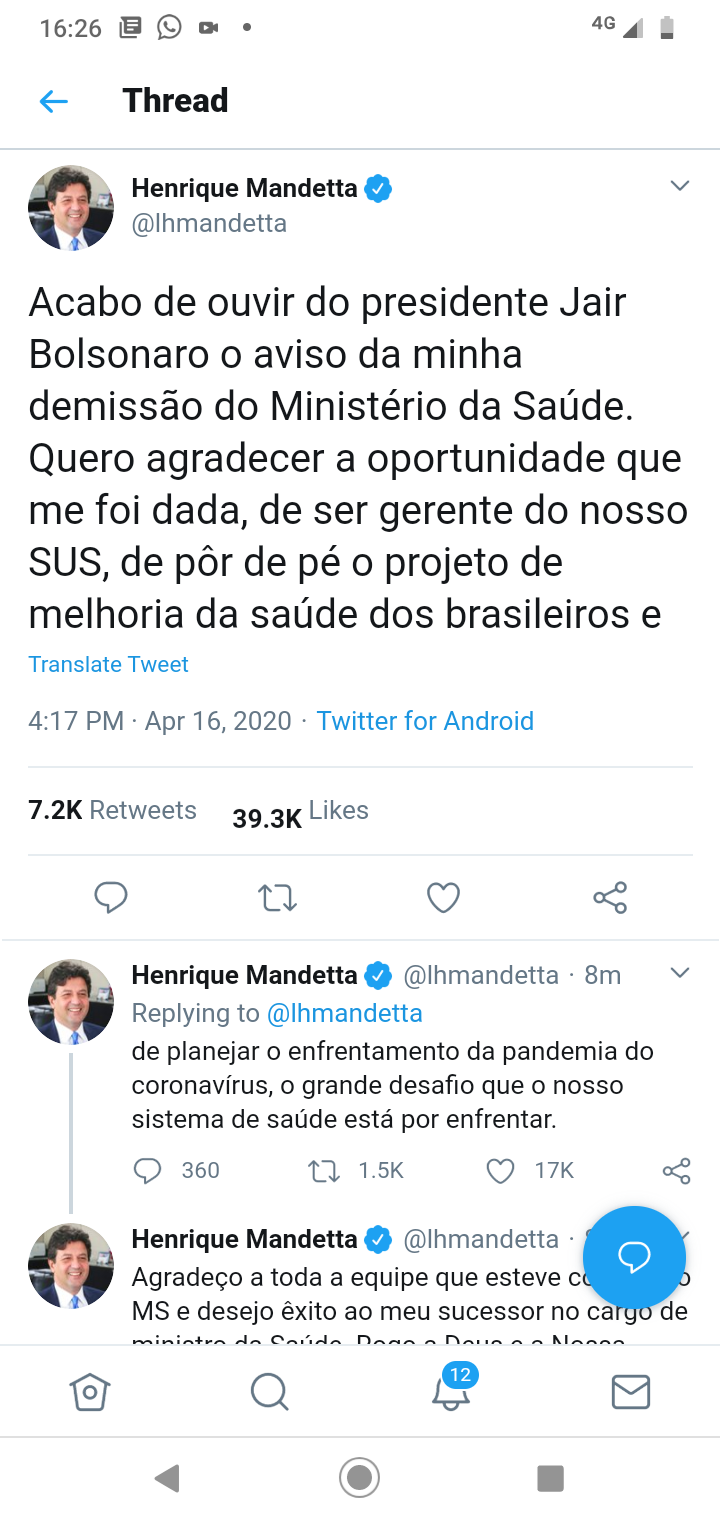 Ministro da Saúde