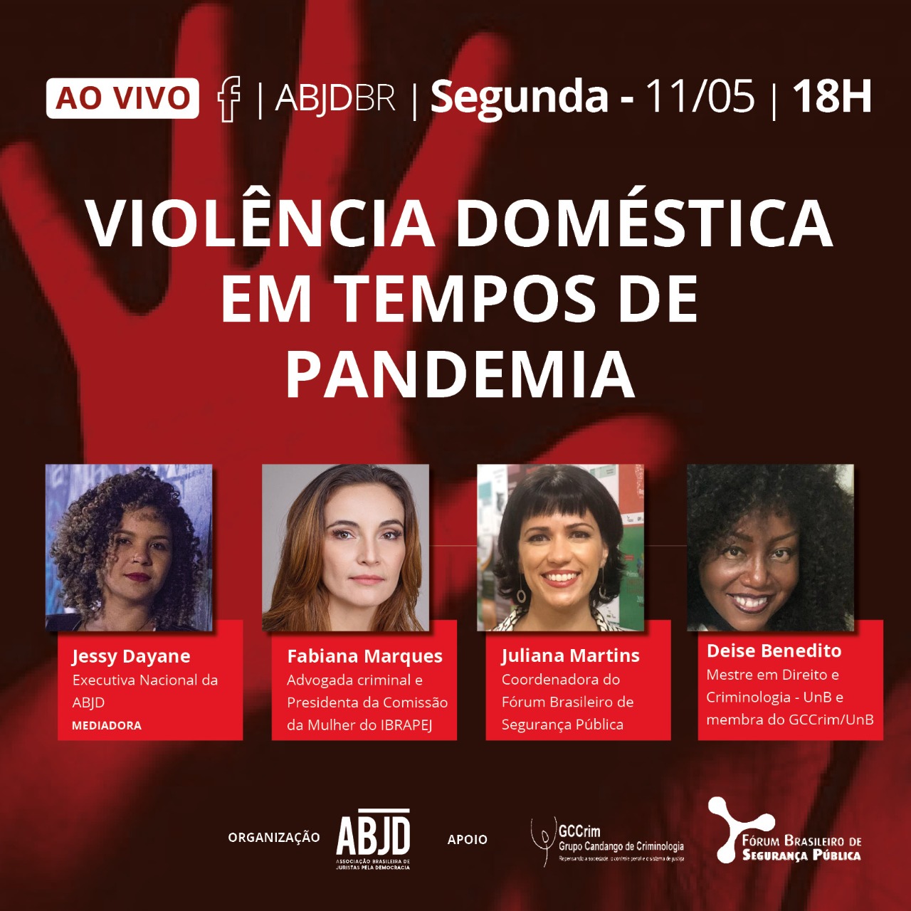 Debate ao vivo acontecerá na próxima segunda-feira (11), às 18 horas