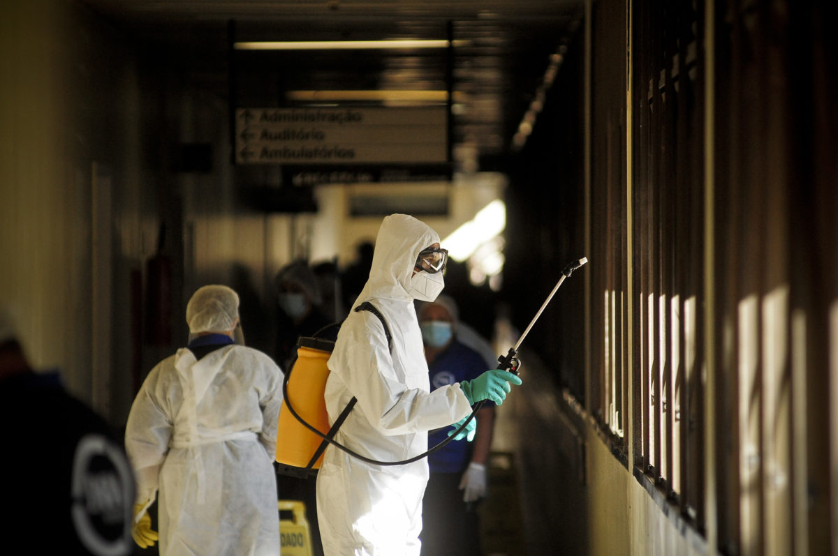Sanitização e desinfecção no Hospital Regional da Asa Norte (Hran)