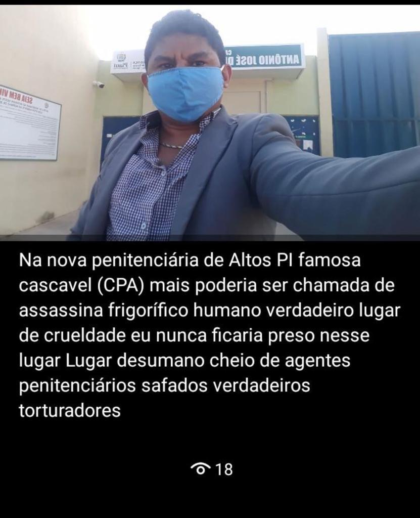 Advogado Joan Oliveira acusações em tese criminosas contra Policiais Penais da CPA