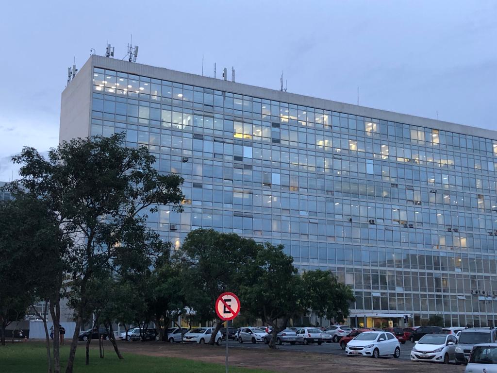 Início Esplanada dos Ministérios em Brasília