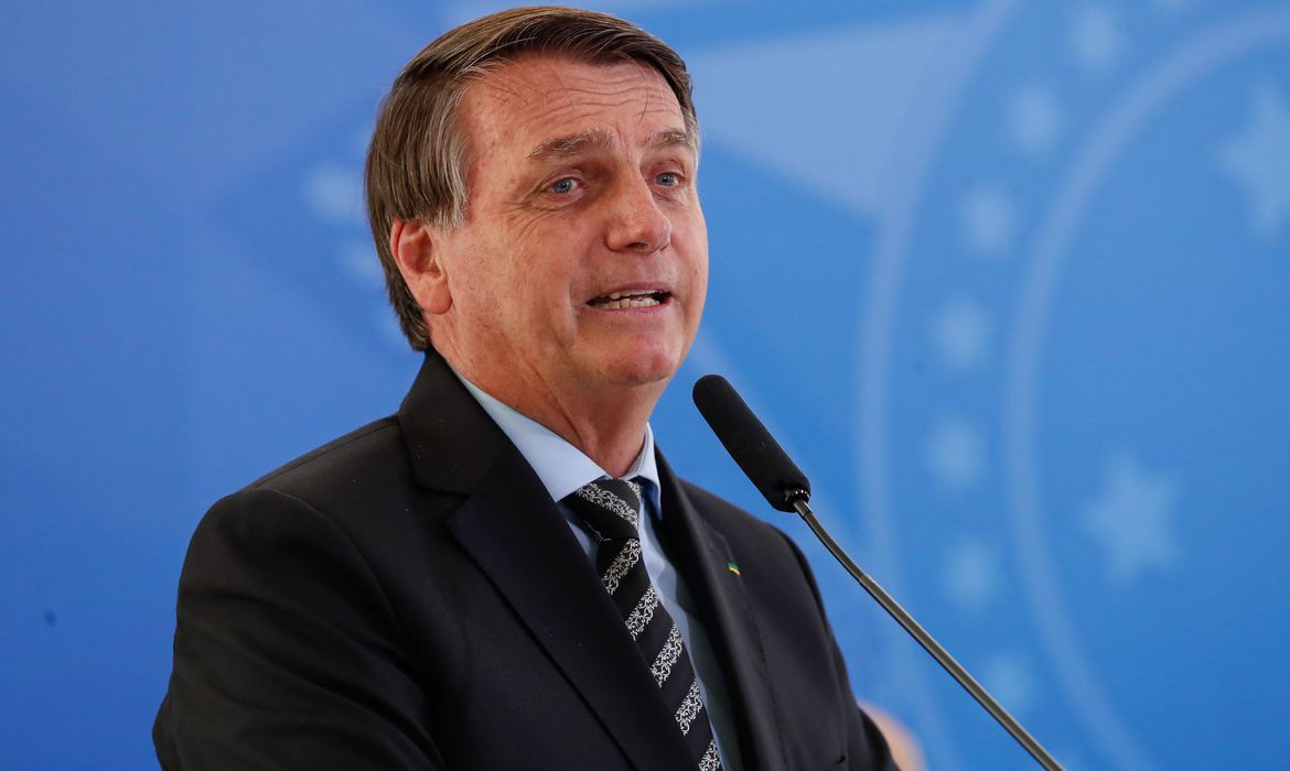 O presidente da república Jair Bolsonaro