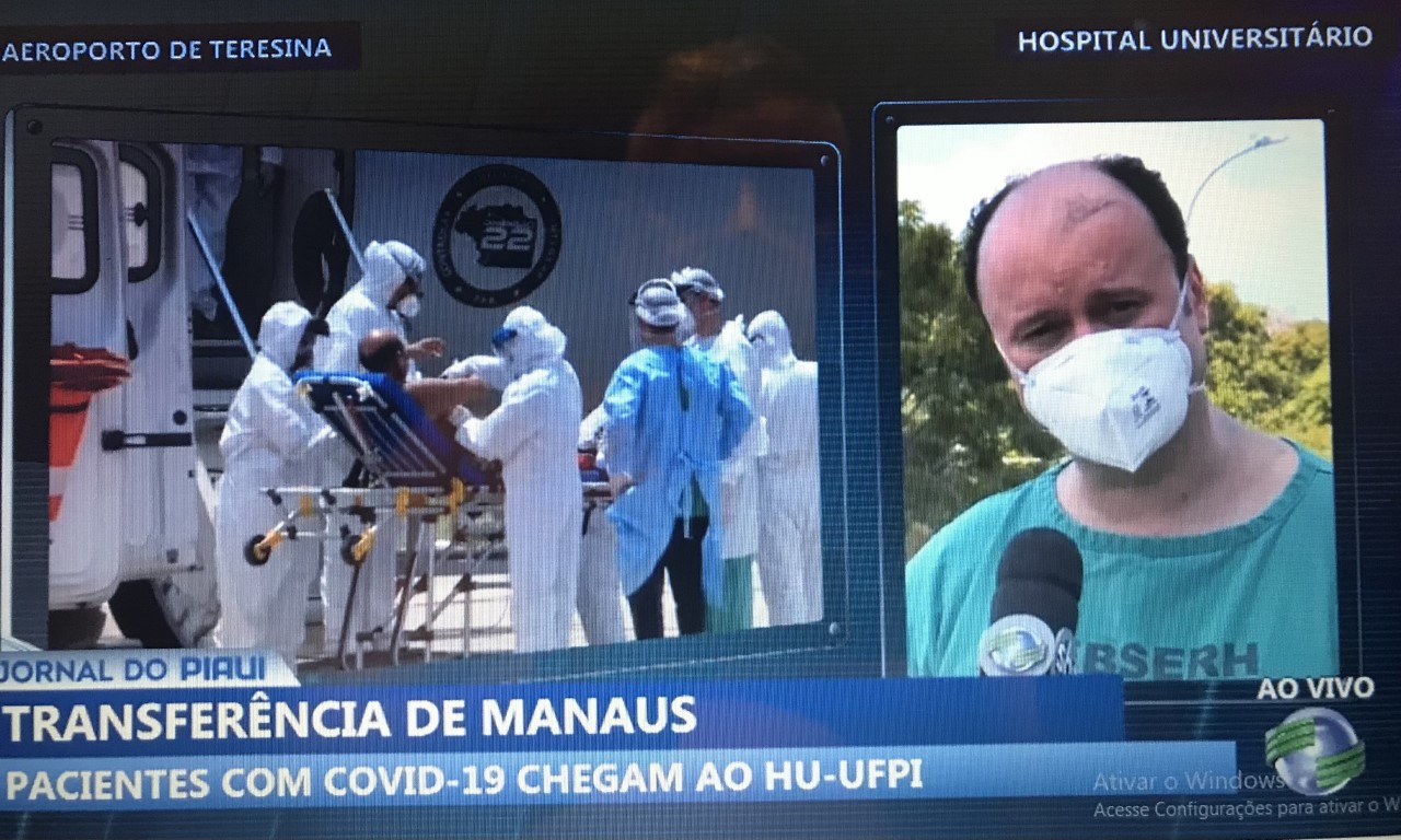 Superintendente do HU da UFPI coordena chegada dos pacientes de Manaus