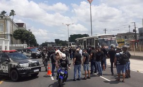 Marcha dos policias penais do Pará ao Palácio do Governo