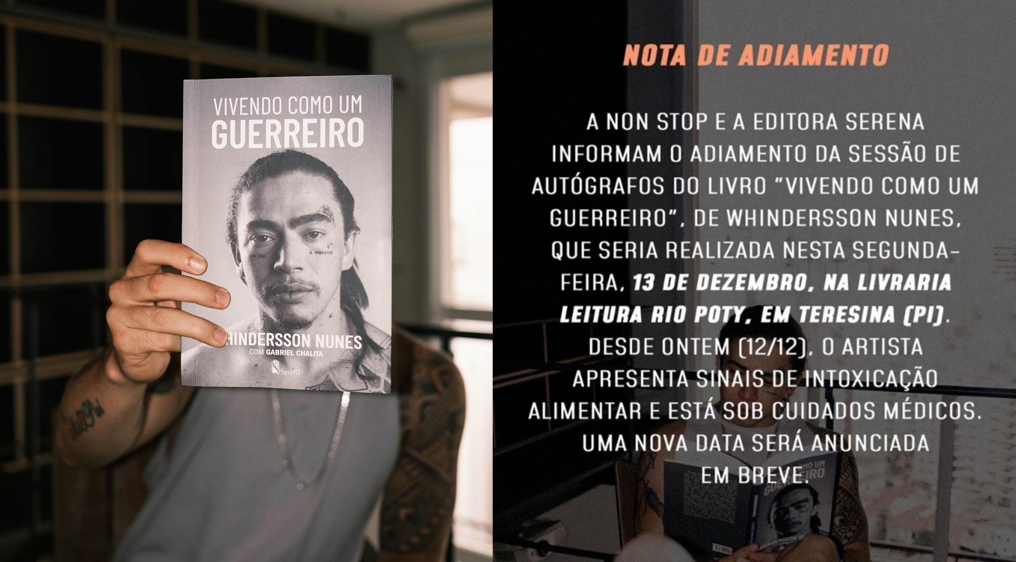 Whindersson Nunes adia sessão de autógrafos