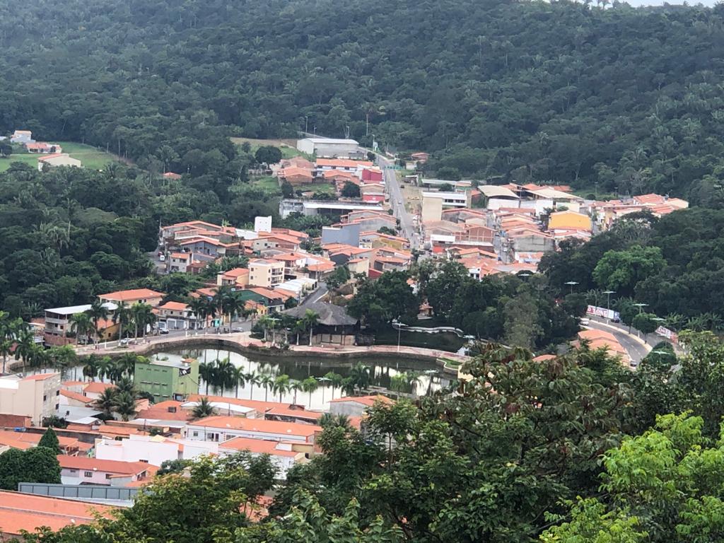 Lagoa Pedro II vista a partir da Igrejinha do Céu em Viçosa-CE