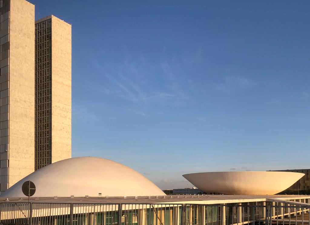 Torres e conchas do senado e da câmara dos deputados