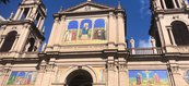 Fachada principal da Catedral N. S. da Madre de Deus de Porto Alegre-RS [estilo barroco-renascentista], que fica ao lado do Palácio Piratini