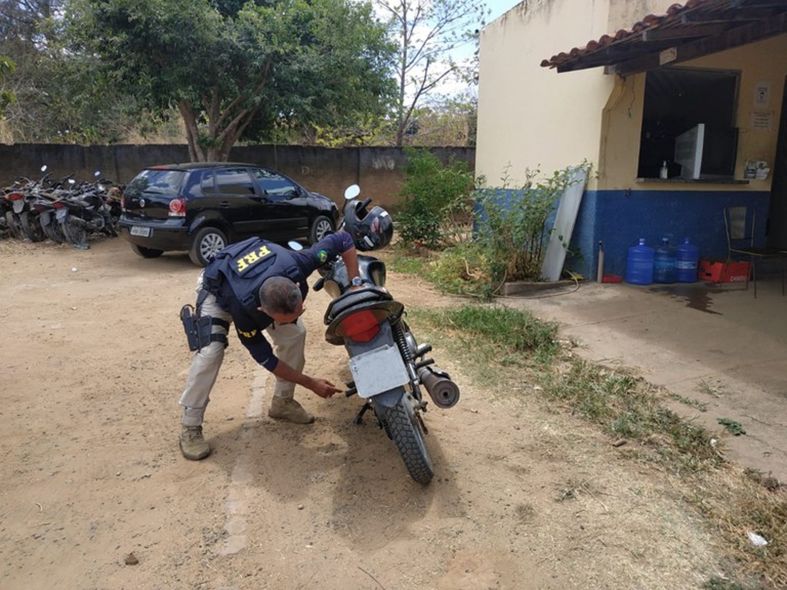 Moto recuperada em Jerumenha (PI)