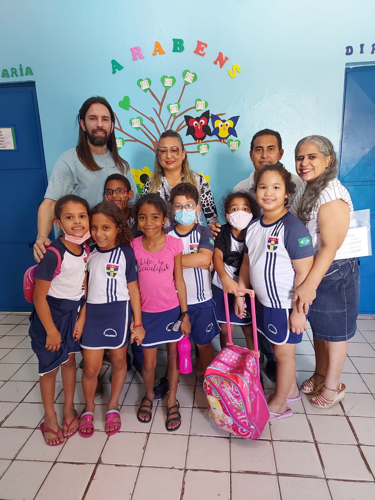 CONADE-PI durante visita na Escola José Nelson de Carvalho