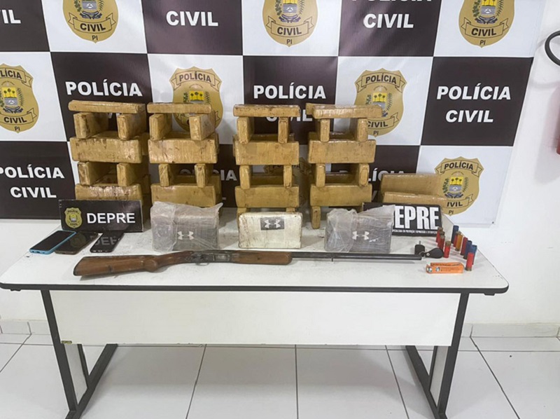 Droga apreendida pela Polícia