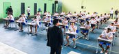 Secretário da Justiça do Piauí, Carlos Edilson durante aplicação do Exame Nacional para a Certificação de Competências de Jovens e Adultos (Encceja)
