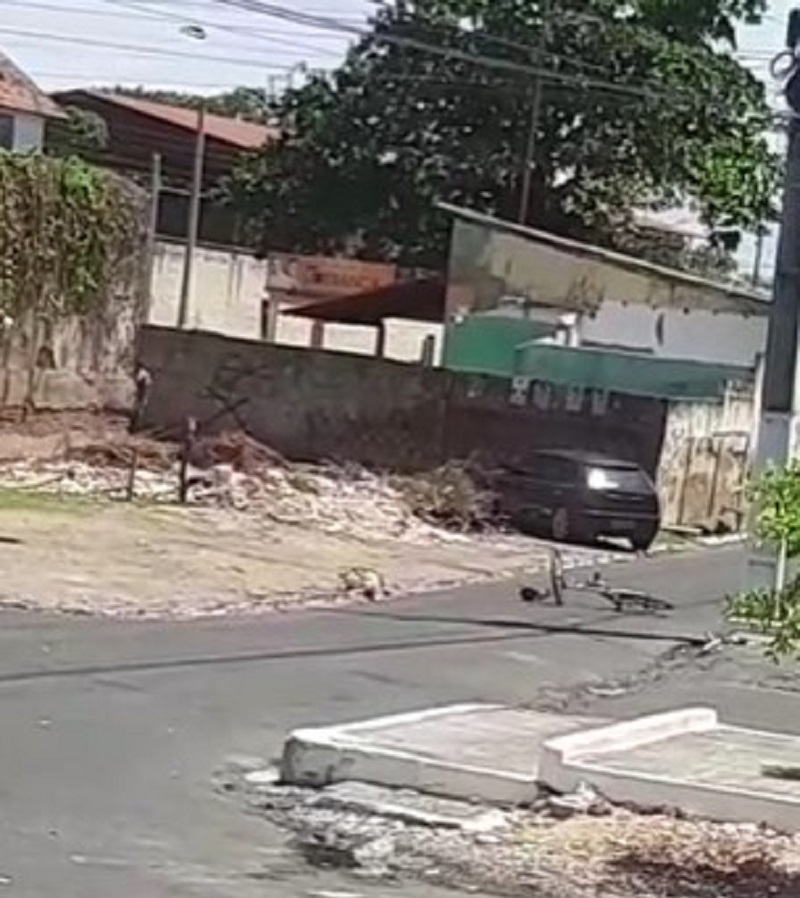 Homem é baleado enquanto andava de bicicleta