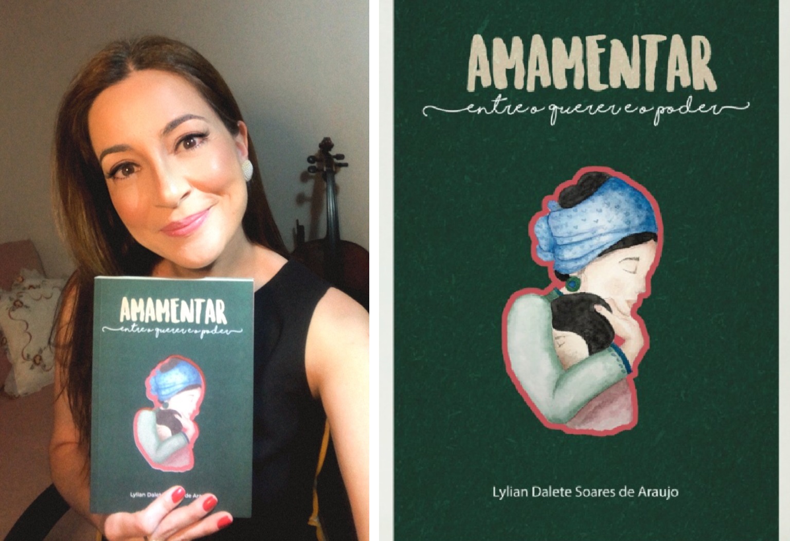 Grazi Mantovaneli foi responsável por ilustrar o livro “Amamentar: entre o querer e o poder”