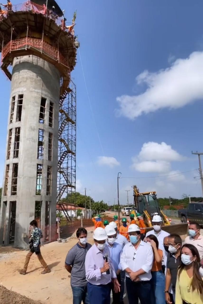 Obras da Adutora do Litoral avançam