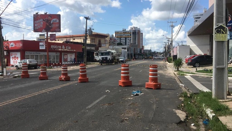 Trecho de obras