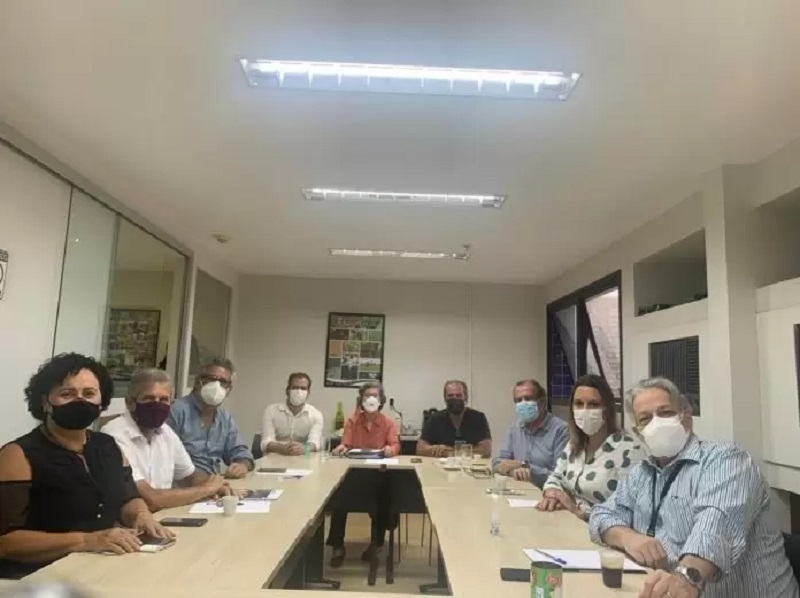 Presidentes e lideranças do PT, PCdoB e PV se reuniram para discutir a federação e as eleições no DF