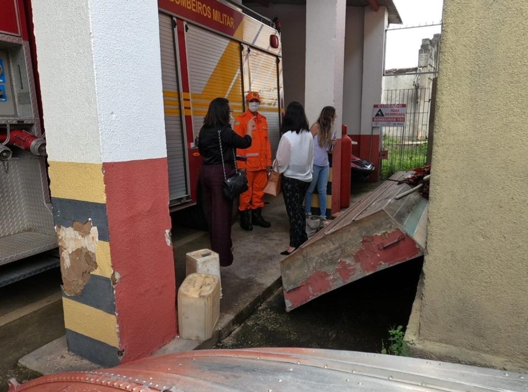 MPPI constata condições precárias no Corpo de Bombeiros de Parnaíba