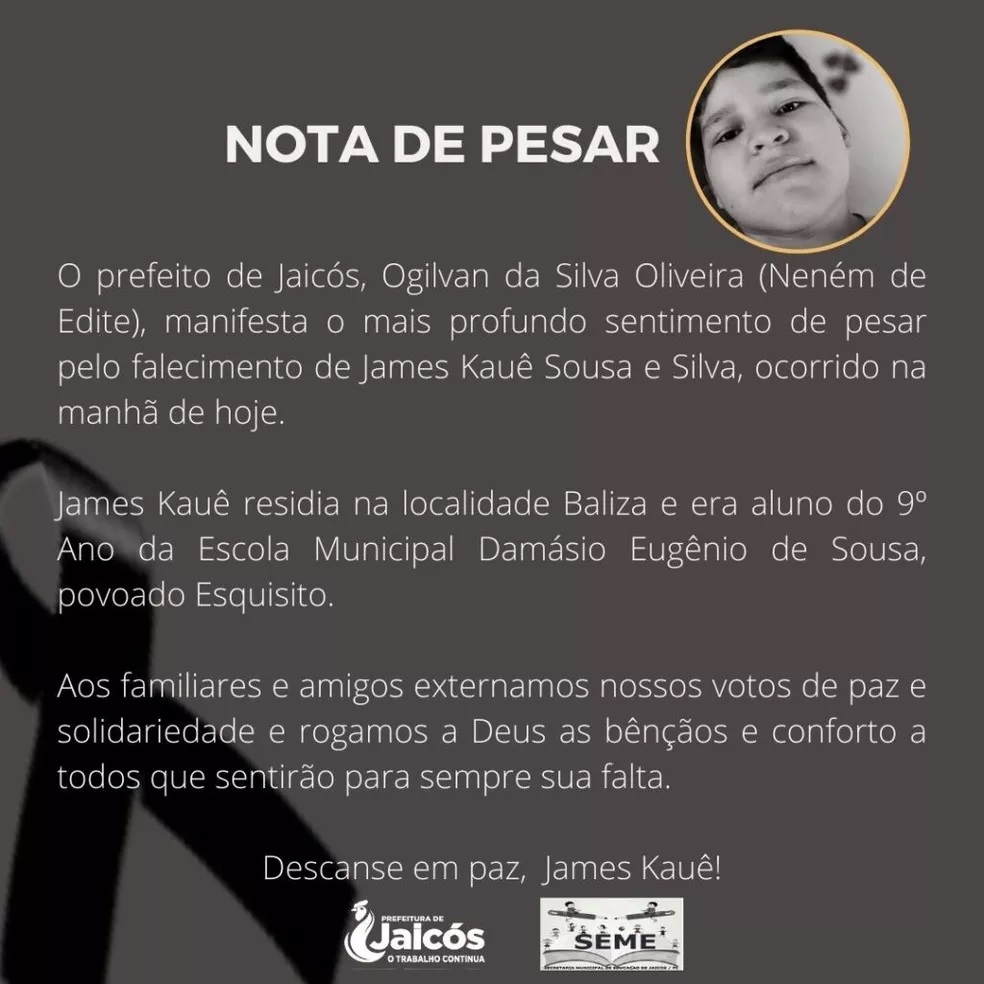 Nota de pesar