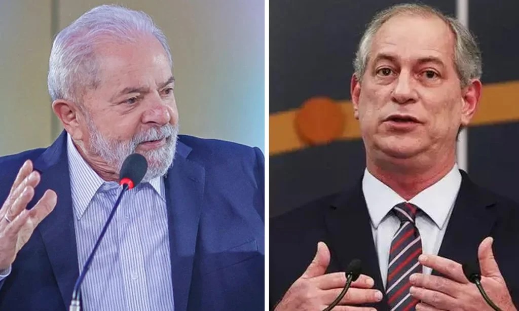 Ex-presidente Lula (PT) e r Ciro Gomes (PDT)