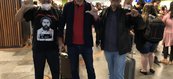 Apoiadores de Lula achegando em Brasília pelo aeroporto Juscelino Kubitschek
