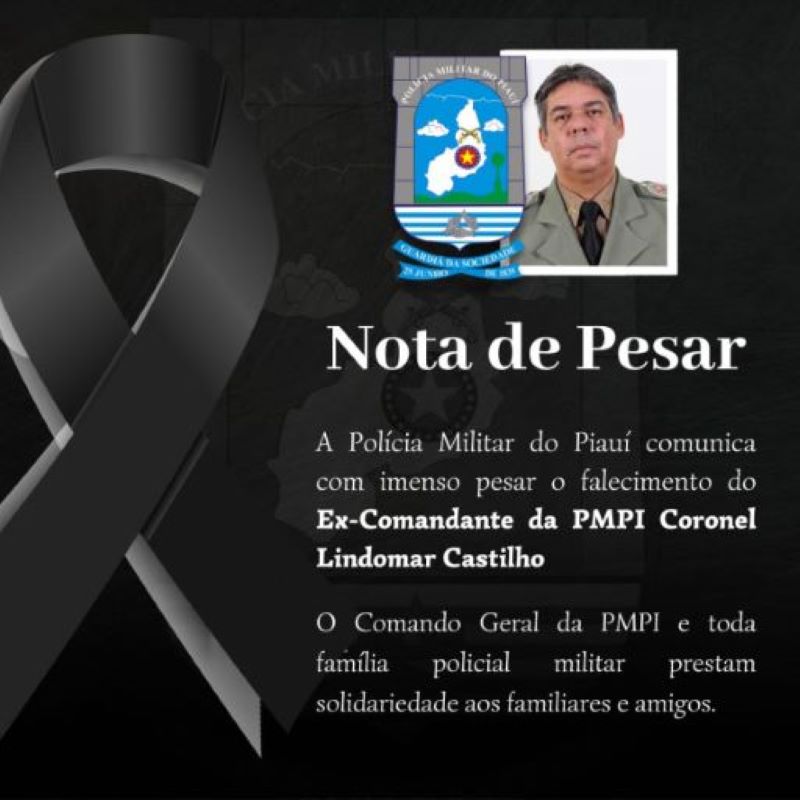Nota de Pesar da PM-PI