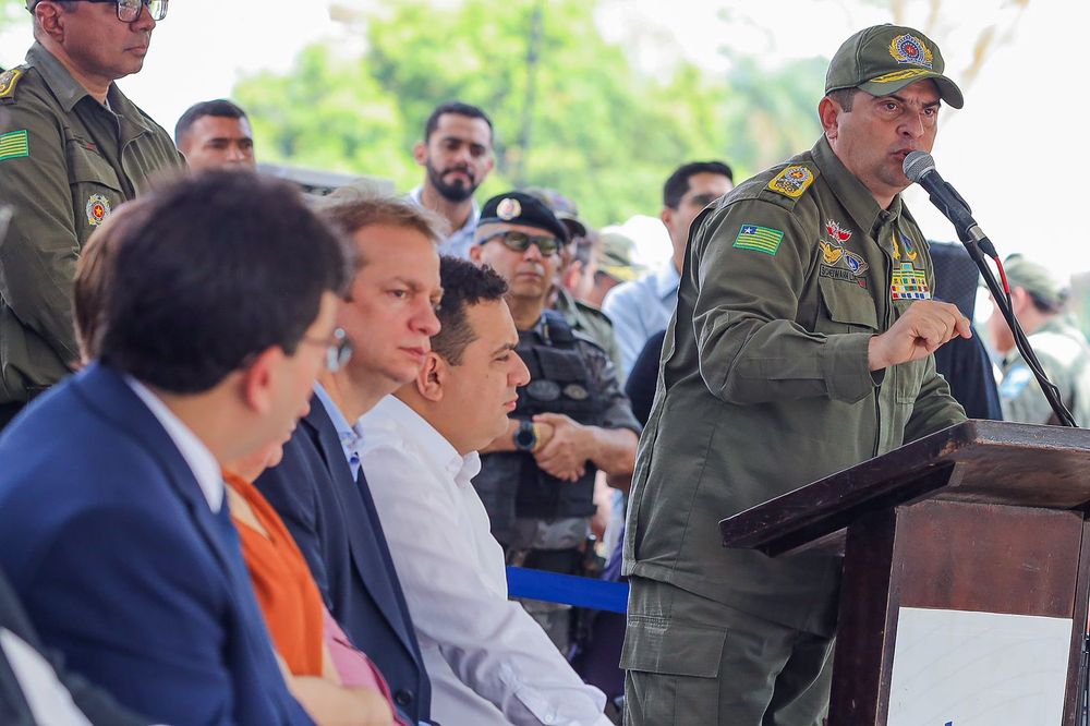 Comandante-geral da PM-PI, coronel Scheiwann Lopes.