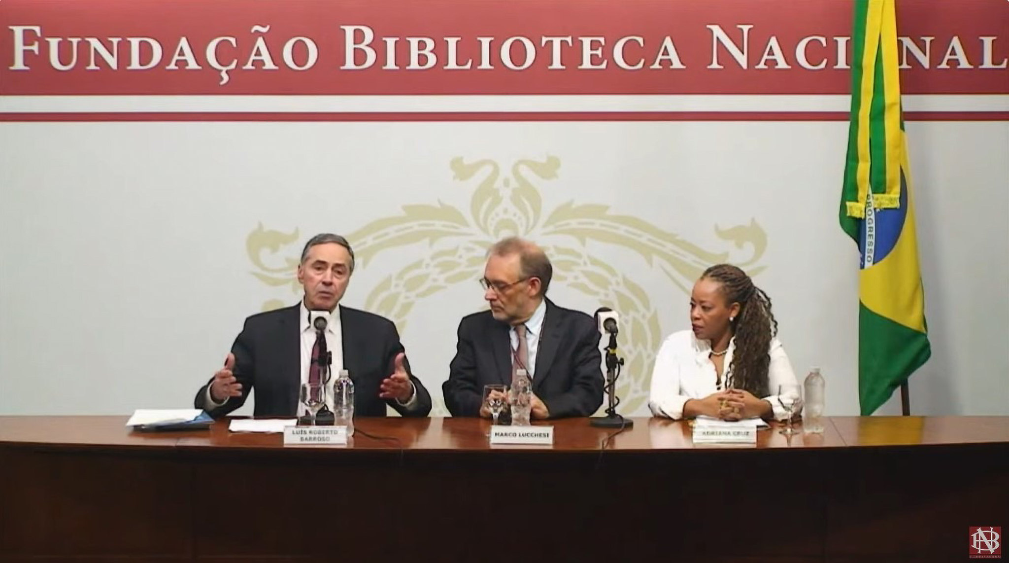 Luís Roberto Barroso no evento “A leitura nos espaços de privação de liberdade – Encontro nacional de gestores de leitura em ambientes prisionais”,