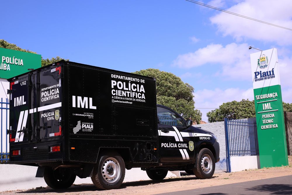 Modelo de veículo entregue ao IML de Parnaíba.