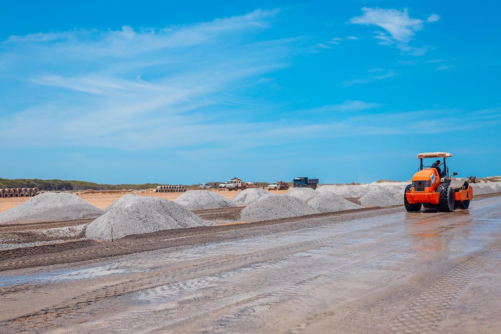 Obras do Porto de Luís Correia (PI).