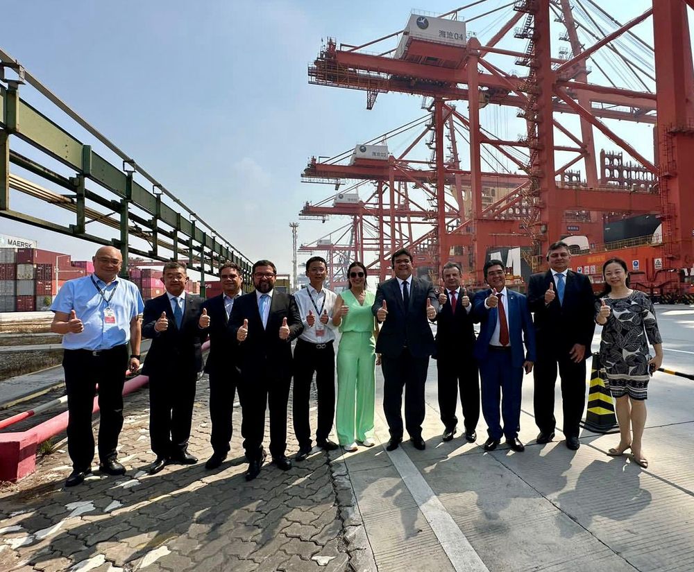 Rafael Fonteles durante visita em Xiamein.