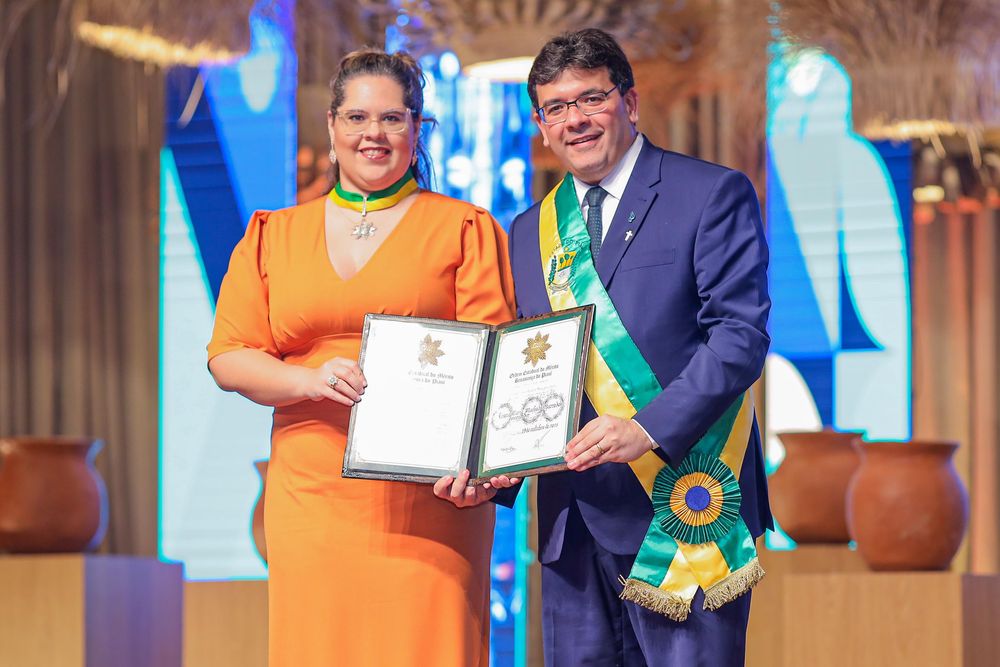 Rafael Fonteles e Luanna Barradas.