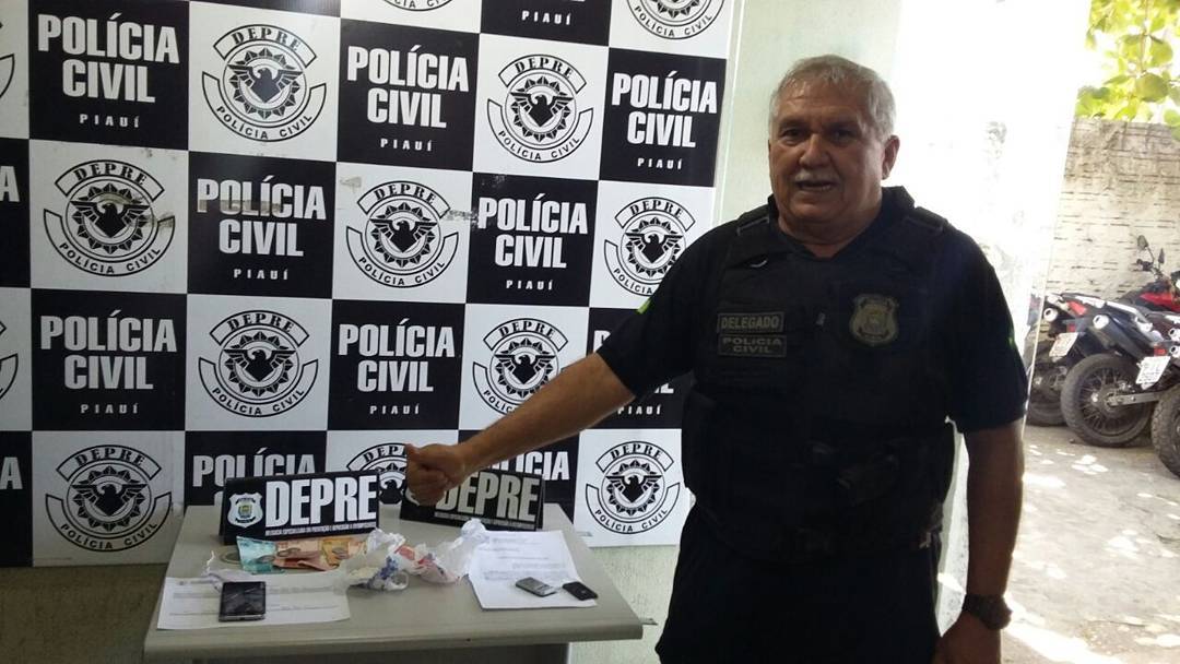 Delegado Menandro Pedro, que atualmente estava titulado no 7° DP de Teresina.