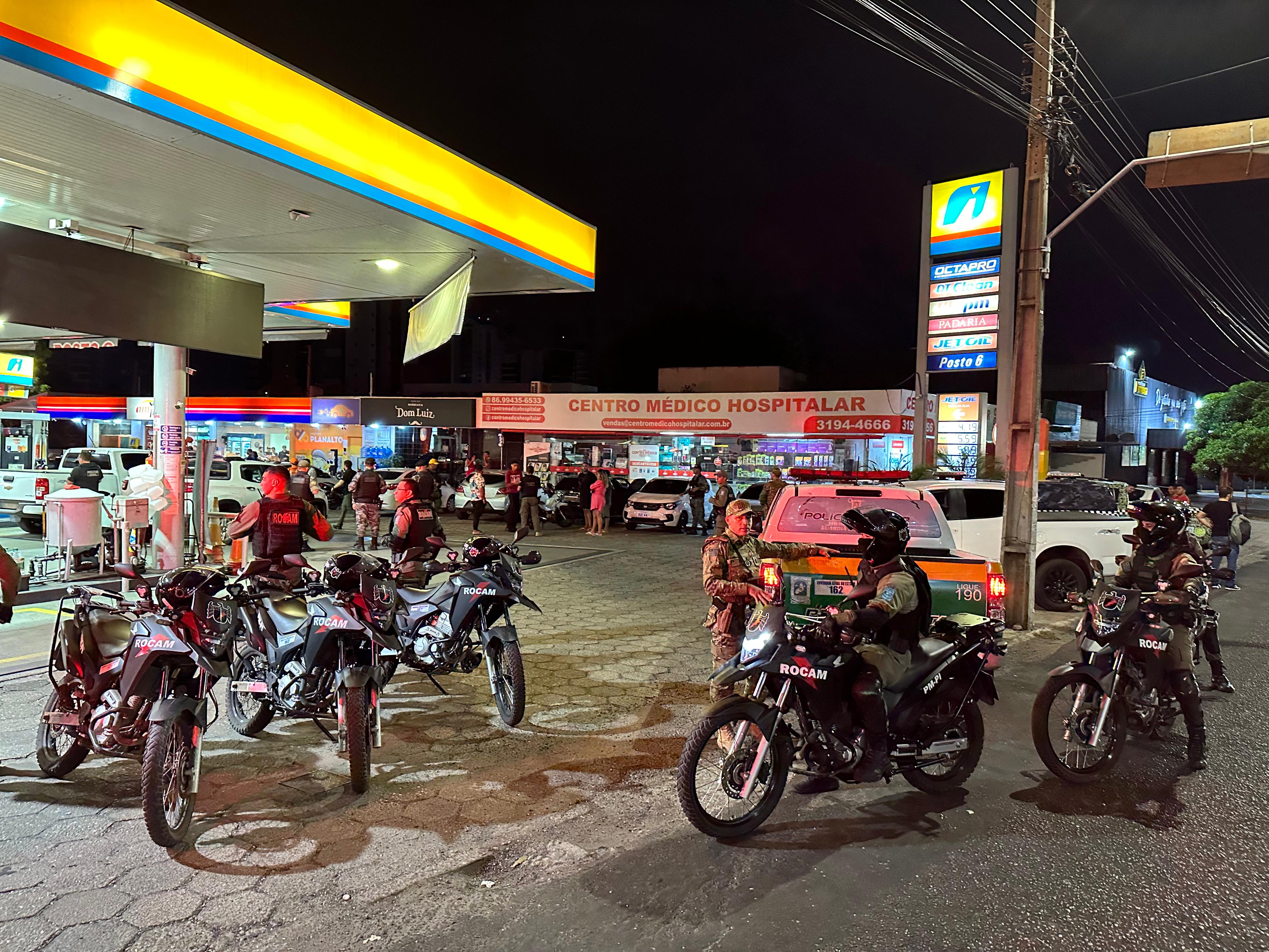 Motocicletas apreendidas durante a Operação Silêncio e Paz.