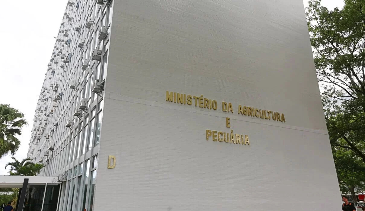Na imagem, sede do Ministério da Agricultura e Pecuária.