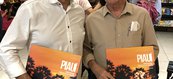 Advogado Jacinto Tele e o economista Felipe Mendes no lançamento de Piauí Terra Querida