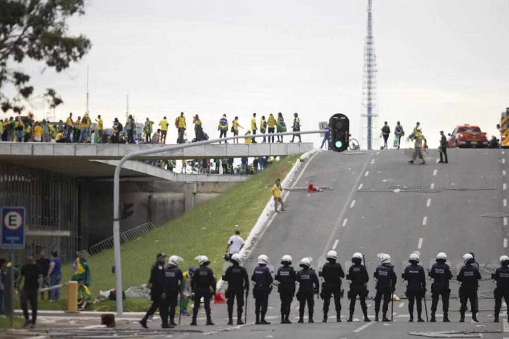 Atos golpistas em Brasília