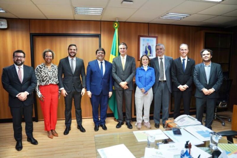 Encontro do governador Rafael Fonteles com o Ministro da educação, Camilo Santana