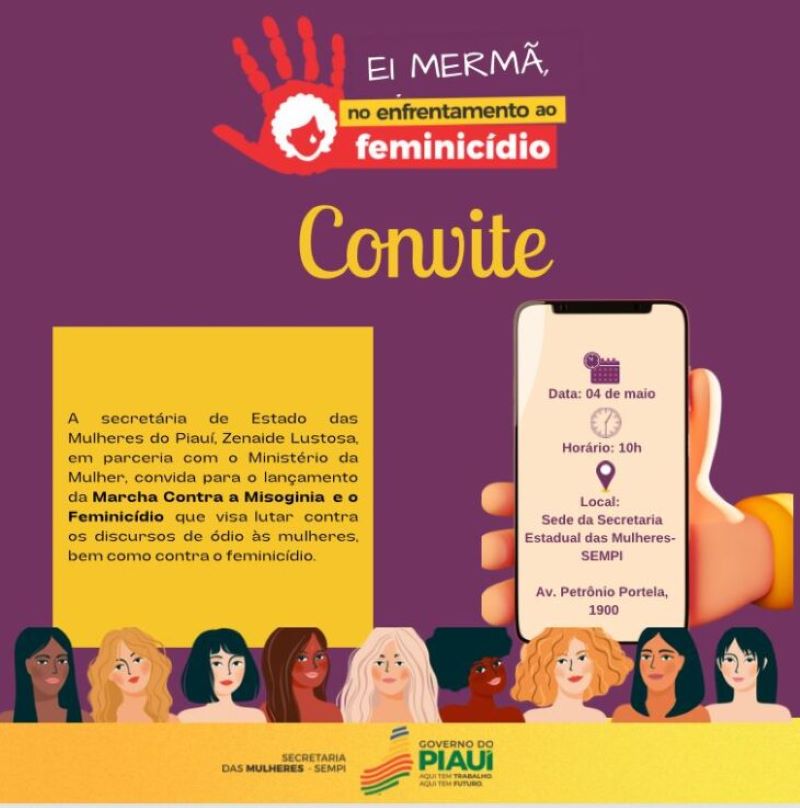 Marcha contra a Misoginia e o Feminicídio