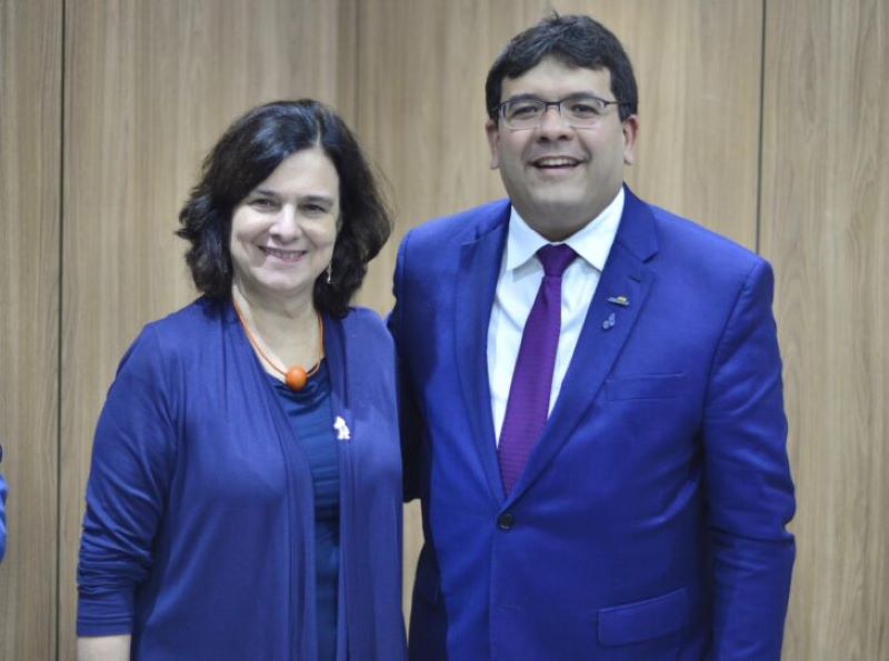 Ministra da Saúde, Nísia Trindade e o Governador Rafael Fonteles