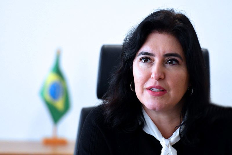 Ministra do Planejamento e Orçamento Simone Tebet